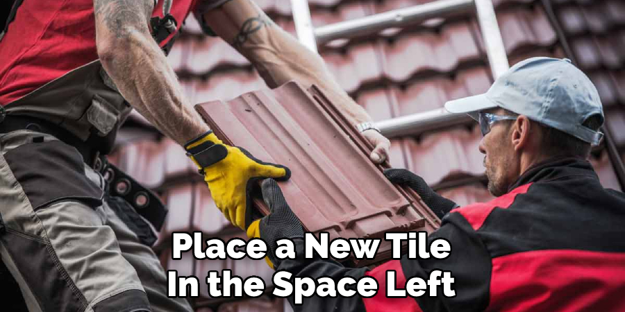 Place a New Tile In the Space Left