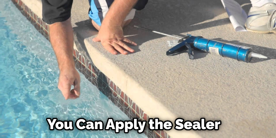 You Can Apply the Sealer