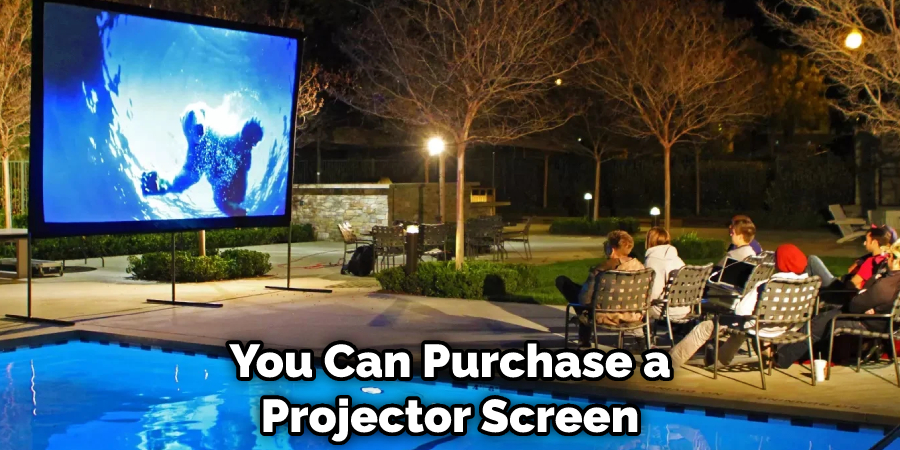 You Can Purchase a Projector Screen 