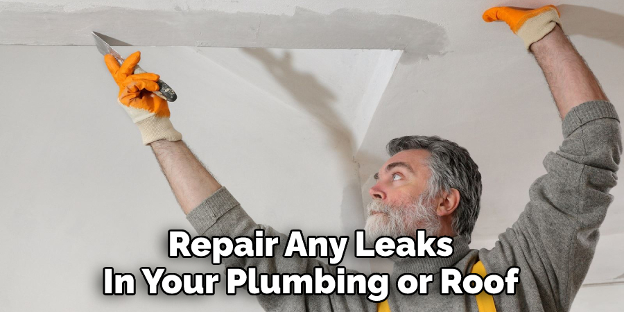 Repair Any Leaks
In Your Plumbing or Roof