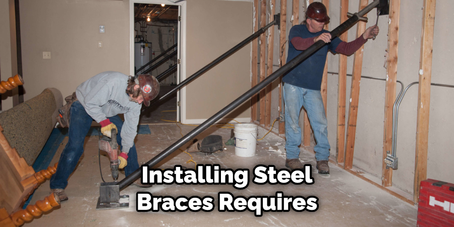 Installing Steel Braces Requires