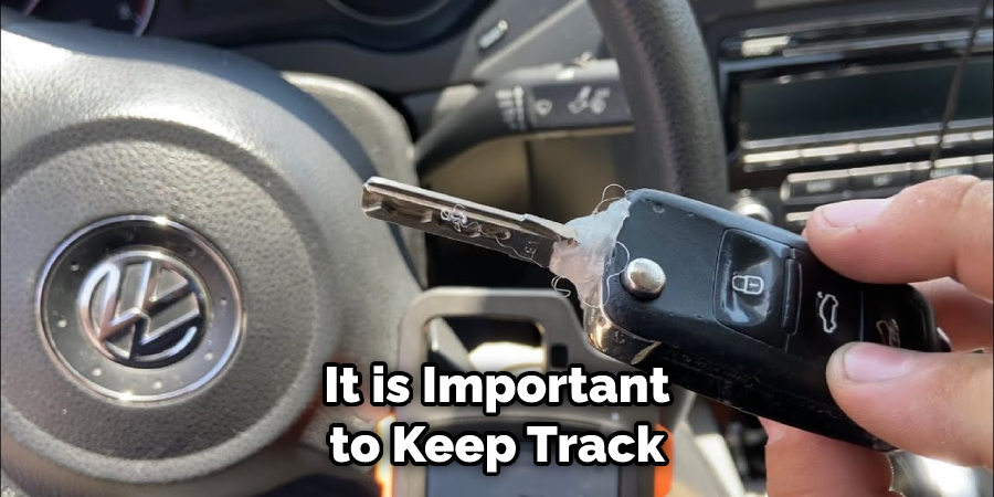 It is Important to Keep Track