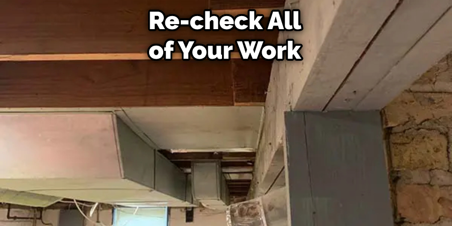 Re-check All of Your Work