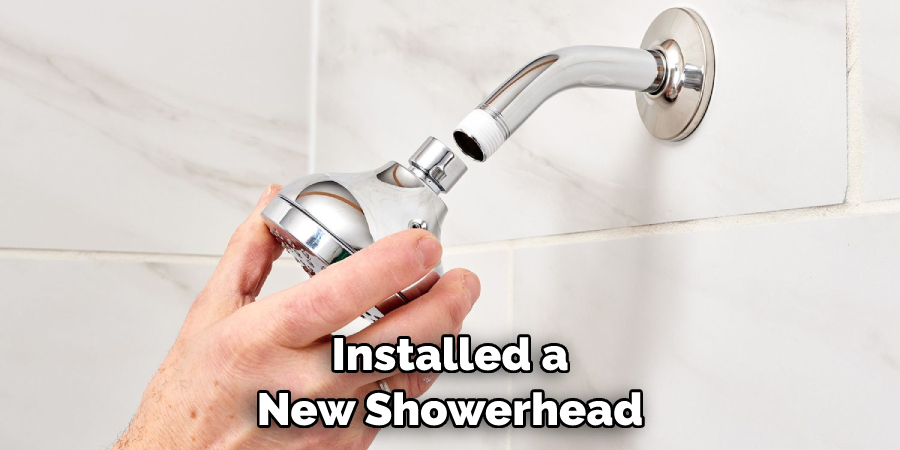 Installed a New Showerhead