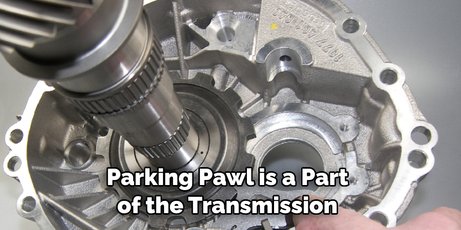 Parking Pawl is a Part 
of the Transmission