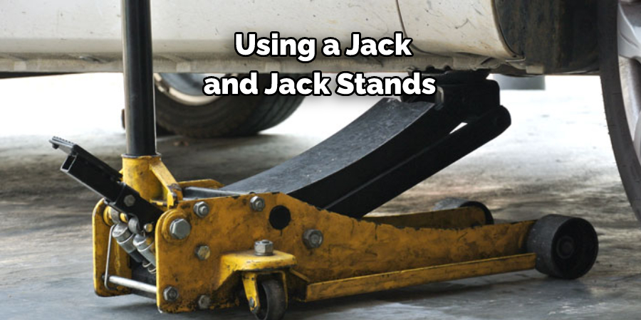 using a jack and jack stands