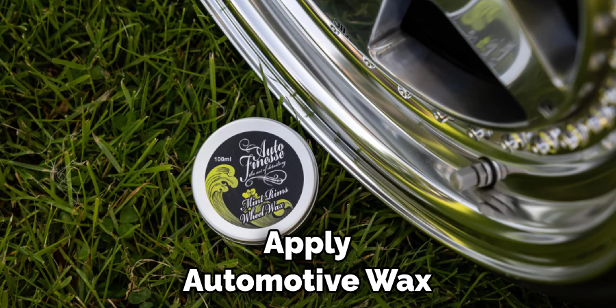 Apply Automotive Wax