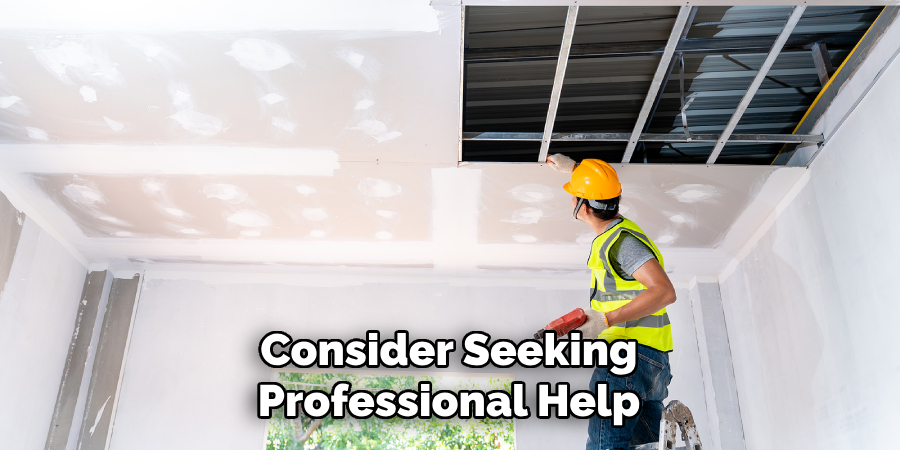 Consider Seeking Professional Help