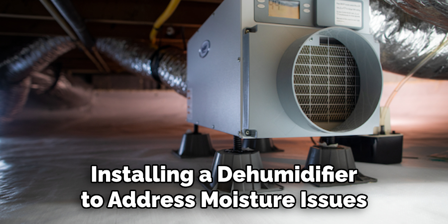 Installing a Dehumidifier to Address Moisture Issues