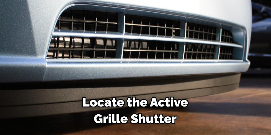 Locate the Active 
Grille Shutter