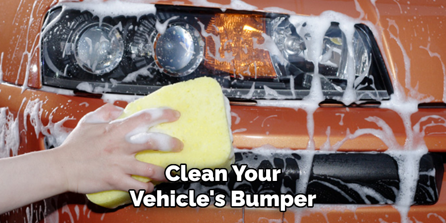 Clean Your Vehicle's Bumper