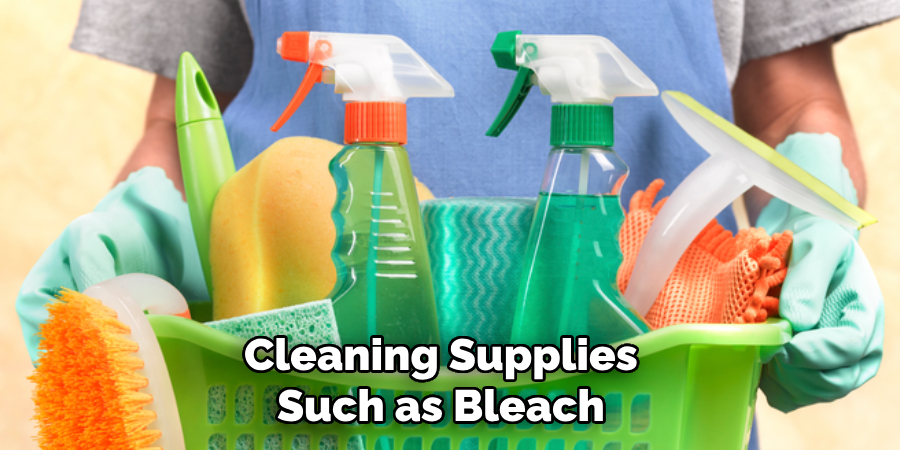 Cleaning Supplies Such as Bleach