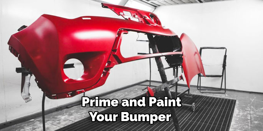 Prime and Paint Your Bumper 
