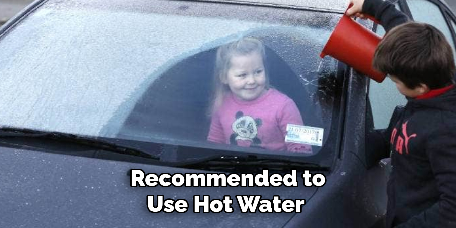 Recommended to Use Hot Water 