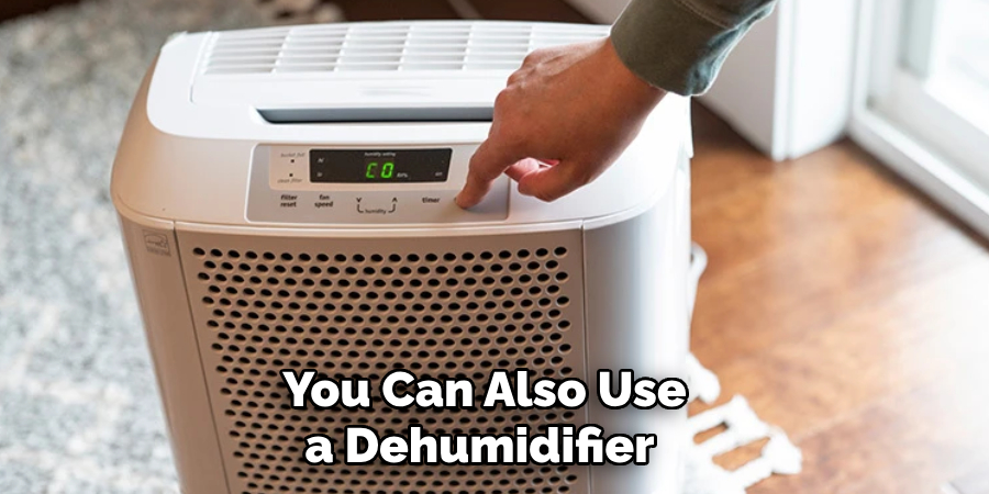 You Can Also Use a Dehumidifier 