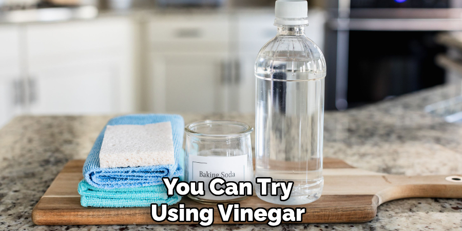 You Can Try Using Vinegar