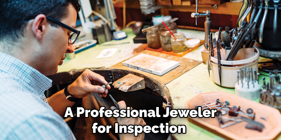 A Professional Jeweler for Inspection 