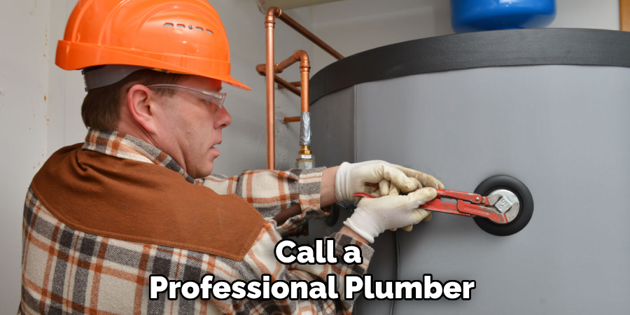 Call a Professional Plumber 
