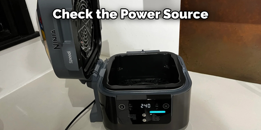 Check the Power Source