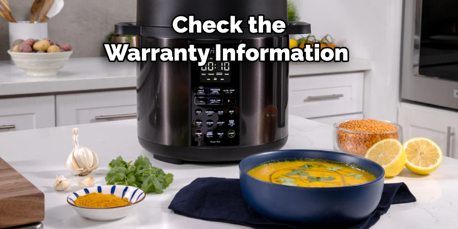 Check the Warranty Information 