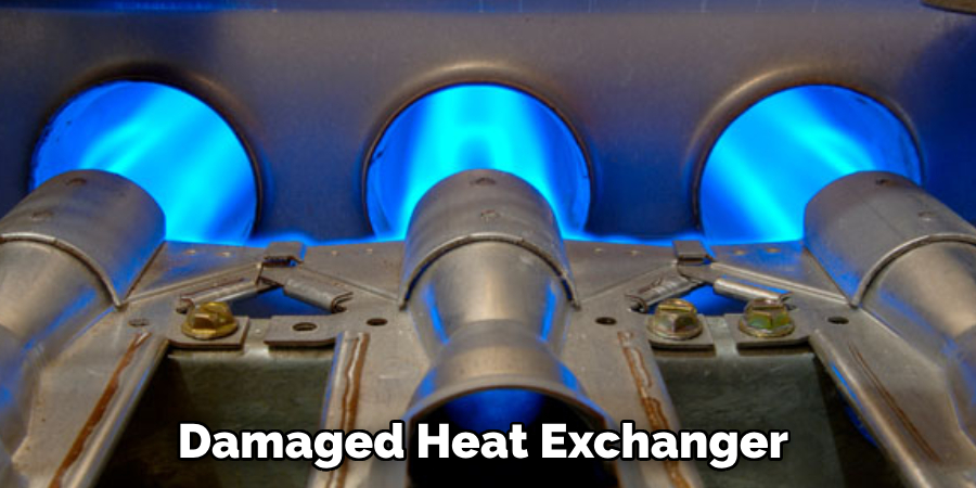Damaged Heat Exchanger 