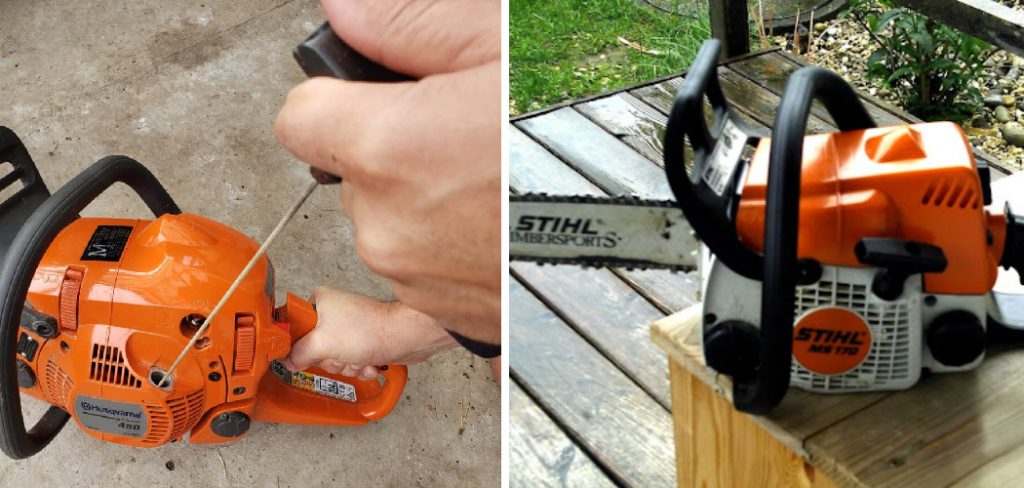 How to Fix Flooded Chainsaw