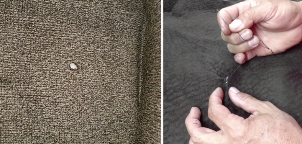 How to Fix a Burn Hole in a Couch