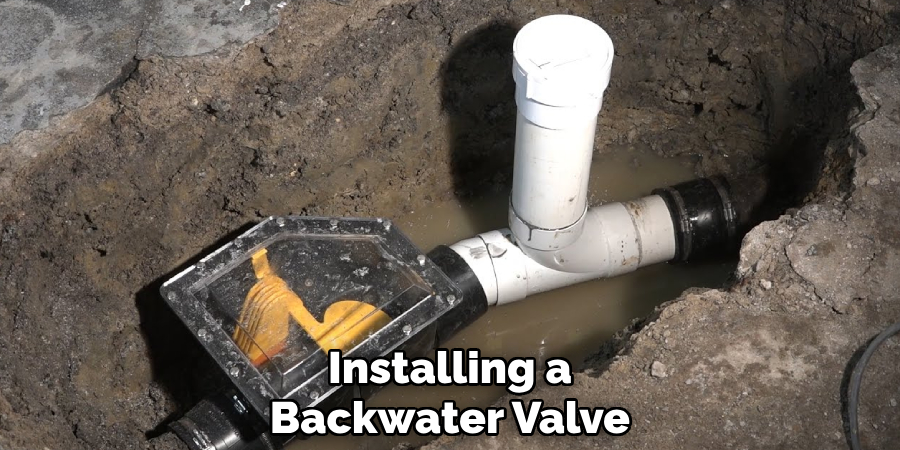 Installing a Backwater Valve