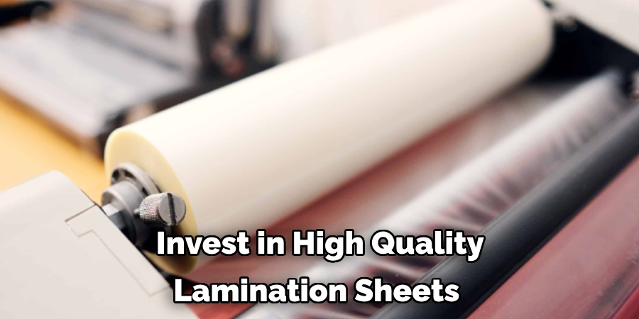 Invest in High Quality Lamination Sheets 