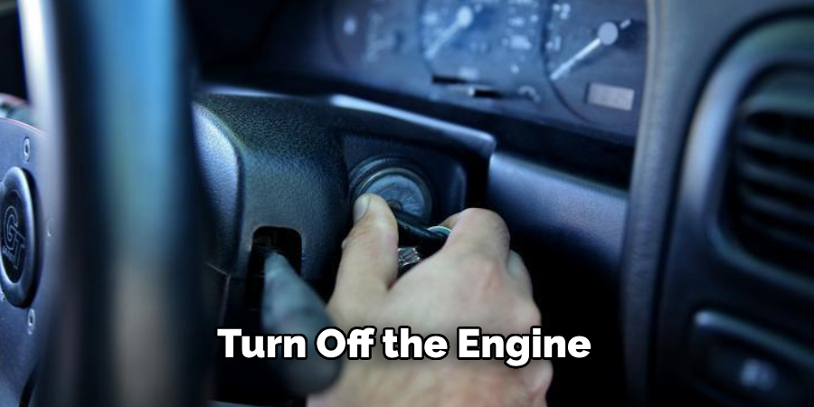 Turn Off the Engine