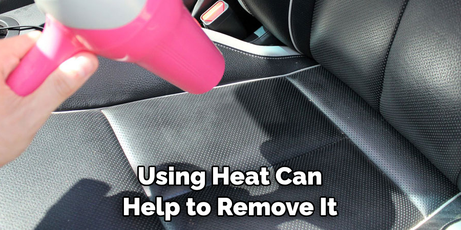 Using Heat Can Help to Remove It