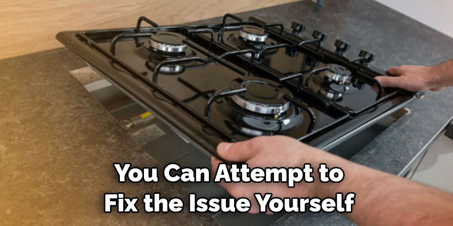 You Can Attempt to Fix the Issue Yourself