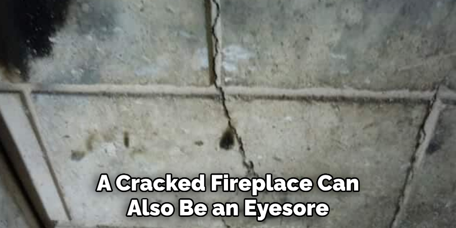 A Cracked Fireplace Can Also Be an Eyesore