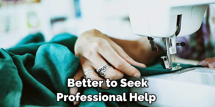 Better to Seek Professional Help 