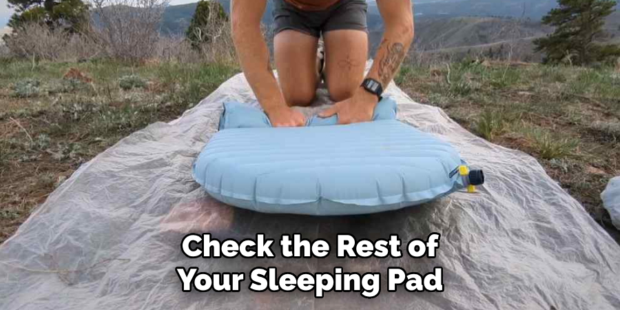 Check the Rest of Your Sleeping Pad