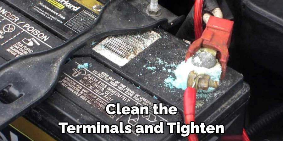 Clean the Terminals and Tighten