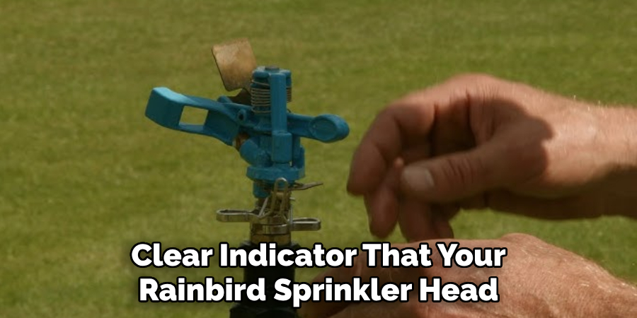 Clear Indicator That Your Rainbird Sprinkler Head