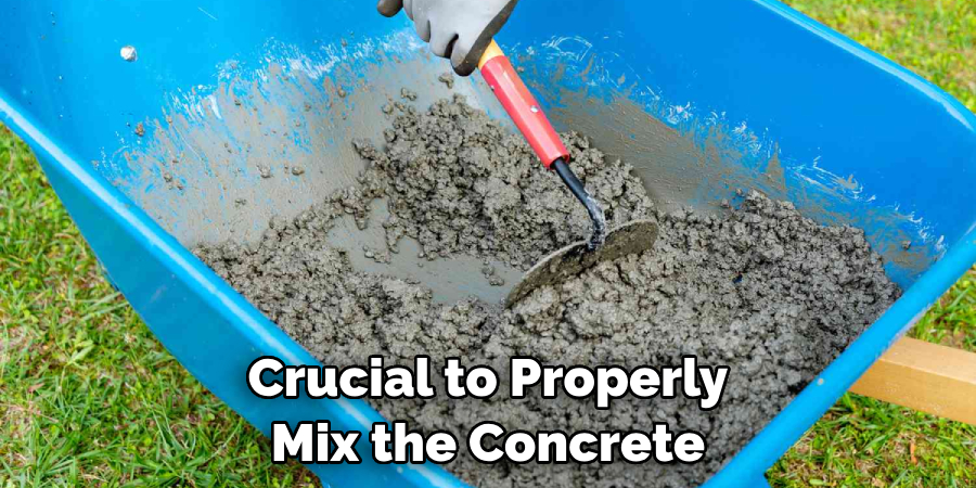 Crucial to Properly Mix the Concrete