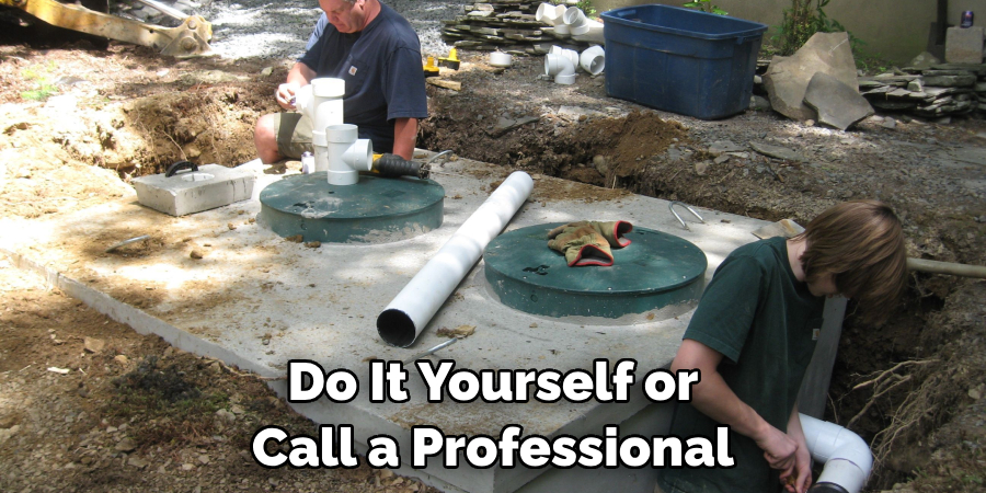 Do It Yourself or Call a Professional
