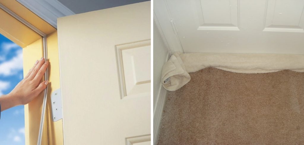 How to Fix Cold Air Coming Through Door