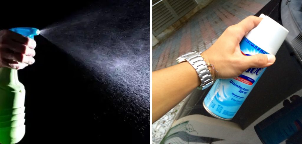 How to Fix Disinfectant Spray