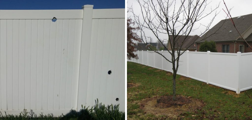 How to Fix Hole in Vinyl Fence