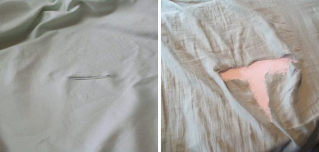 How to Fix Torn Bed Sheet