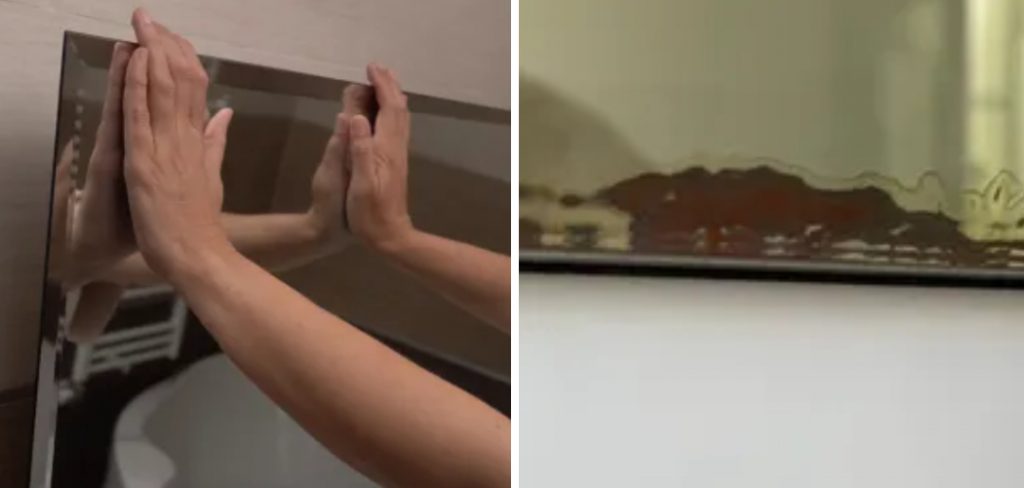 How to Fix a Mirror With Water Damage