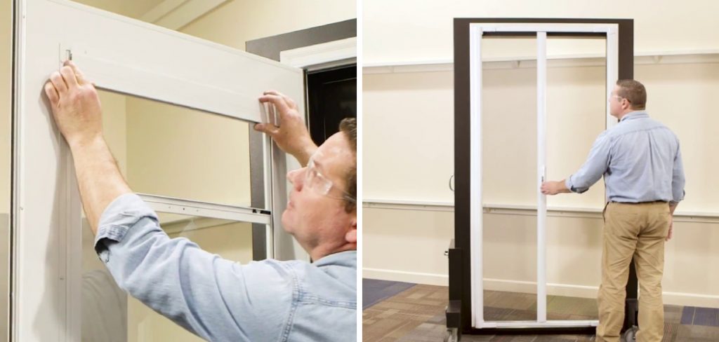 How to Fix a Retractable Screen Door