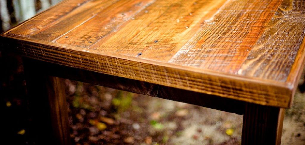 How to Fix a Sticky Table Finish