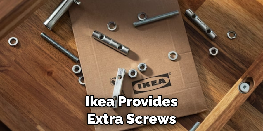 Ikea Provides Extra Screws