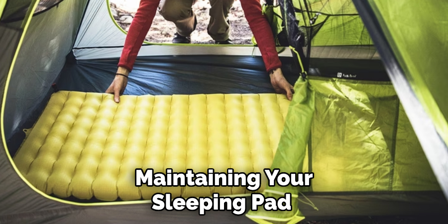 Maintaining Your Sleeping Pad 