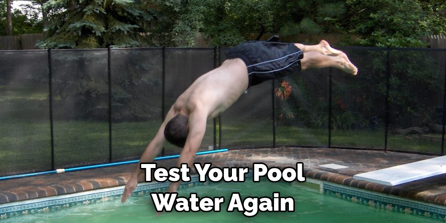 Test Your Pool Water Again