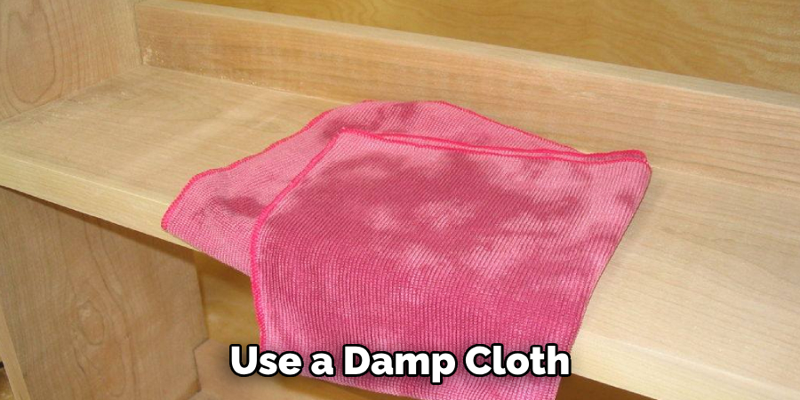 Use a Damp Cloth